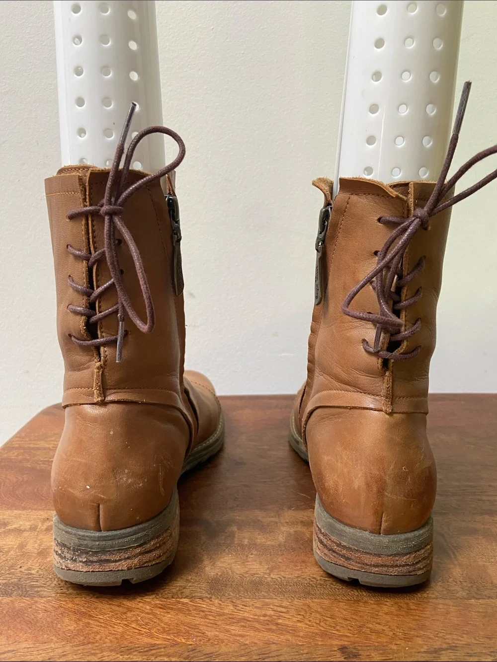 Sergio Tomani 751 Leather Lace-Up Handcrafted Ankle Boots Boho Victorian